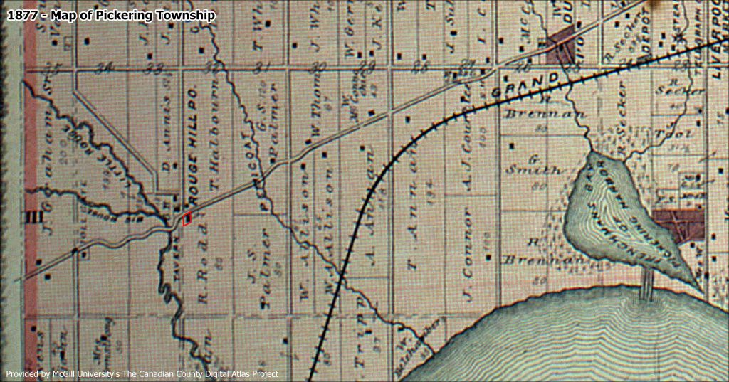 Image #17 Lots 31&32, Con. 3 B.F. The Ontario County Atlas, 1877. (The County Atlas Project, McGill University)