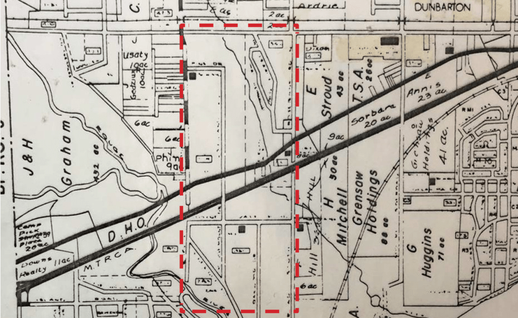 20 Lots 31&32, Con. 3 B.F. Map of Pickering Township, Centennial Souvenir, 1967. (PA)