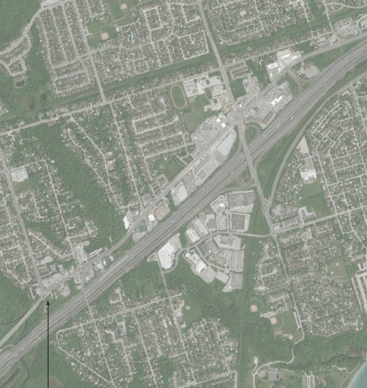 Google satellite view of 301 Kingston